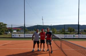 Първият официален мач на тенис турнира противопостави състезатели от Панагюрище и Пловдив