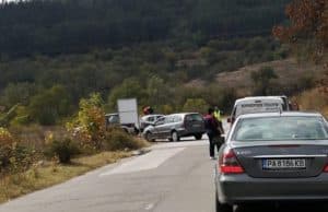 Катастрофа на входа на Панагюрище откъм Панагюрски колонии