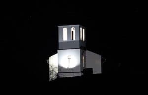 Параклисът „Света Богородица“ вече е осветен нощно време