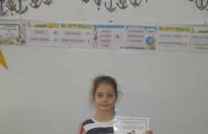 Второкласничка от ОУ„Двайсти Април“ със специалната награда на Община Севлиево