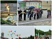 Панагюрище отбеляза 9 май пред Вечния огън на Мемориален комплекс „Априлци“