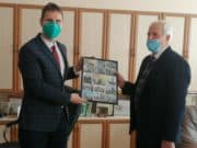 Областният управител Стефан Мирев получи медал от Съюза на ветераните от войните