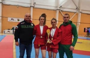 Иван Хърков и Милена Хъркова с шампионски титли от Държавното по самбо