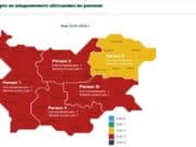 COVID картата на България се оцвети в червено и тъмночервено