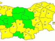 Силен вятър и жълт код за опасно време в 19 области