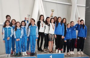 Момичетата от СКП „Каменград“ – държавни вицешампиони по плуване във възрастова група 11-12 годишни