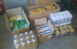 БЧК – Панагюрище раздава хранителни пакети на нуждаещите се