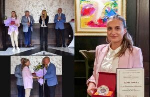 Д-р Николета Шопова получи наградата „Лекар на годината 2025“ в категория „Ти си нашето бъдеще“ Д-р Николета Шопова