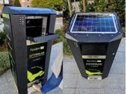 Два нови соларни смарт контейнера за смет CitySolar са монтирани в централната част на Панагюрище