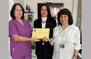 МБАЛ „Уни Хоспитал“ беше отличена от Българската асоциация на професионалистите по здравни грижи (БАПЗГ)