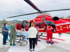 Спешен въздушен транспорт на пациентка с мозъчна аневризма от „Уни Хоспитал“