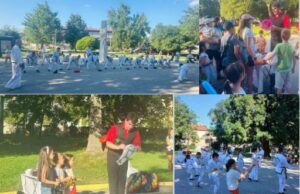 Таекуондо и магическо шоу събраха десетки деца в парка на Панагюрище