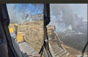 Пожар в местността Полето край Панагюрище бе овладян
