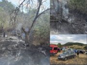 Доброволци от Панагюрище се включиха в борбата с големия пожар край Михилци