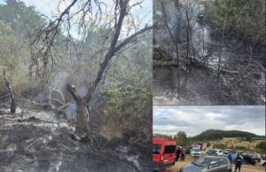 Доброволци от Панагюрище се включиха в борбата с големия пожар край Михилци