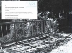 Сигнал до Общинския съвет за опасно състояние на моста при входа на село Баня